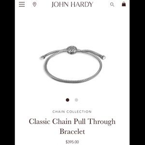 John Hardy Classic Chain Pull Through Bracelet